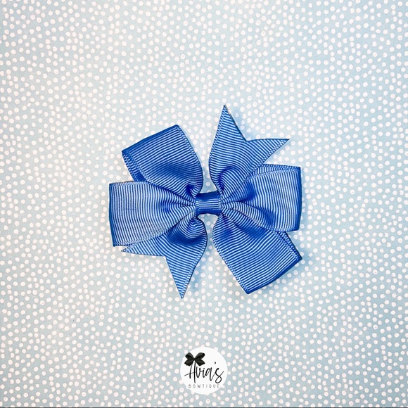 Girl hair bows - shades of blue - Picture 3 of 5